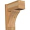 Ekena Millwork Thorton Block Rough Sawn Outlooker, Western Red Cedar, 8"W x 16"D x 20"H OUT08X16X20THR05RWR - alternate 1